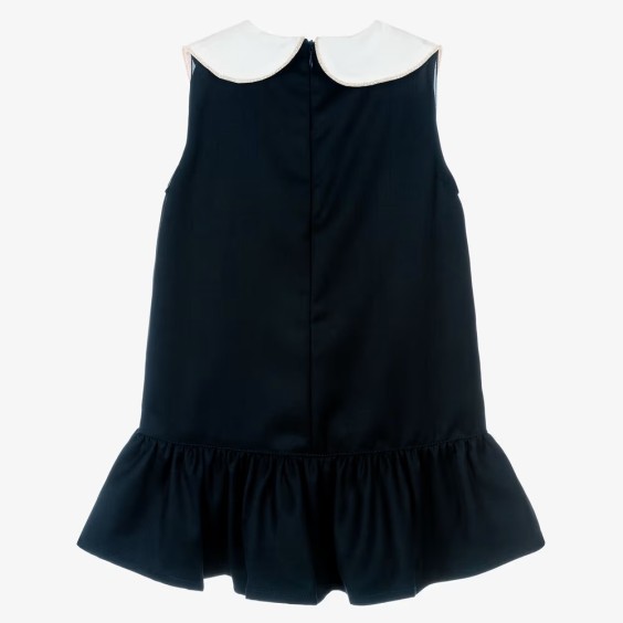 Black dress with black bow
