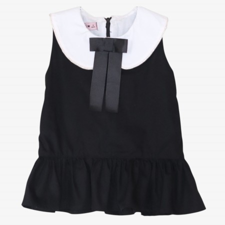 Black dress with black bow Black dress with black bow