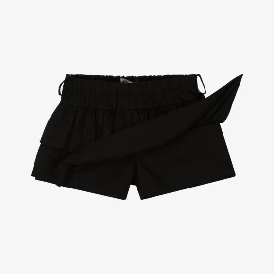 Black skort