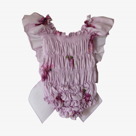 Lilac honeycomb swimsuit