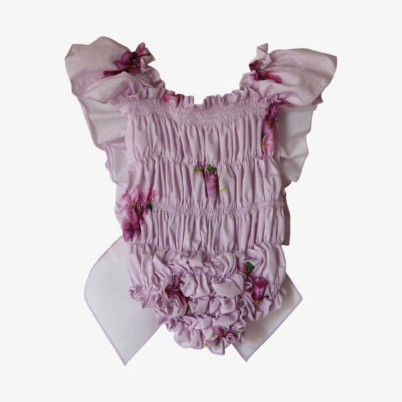 Lilac honeycomb swimsuit