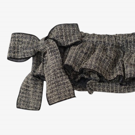 Black tweed bloomer 