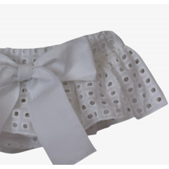 White English embroidered bloomer 