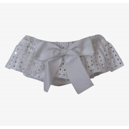White English embroidered bloomer 