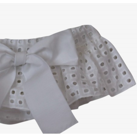 White English embroidered bloomer 