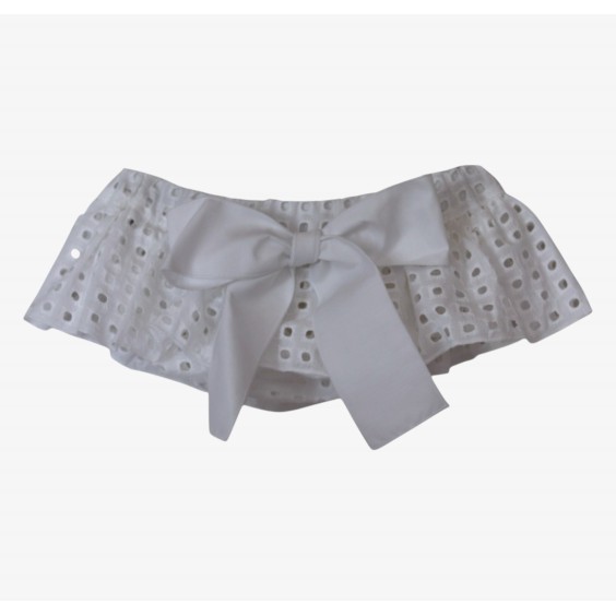 White English embroidered bloomer 