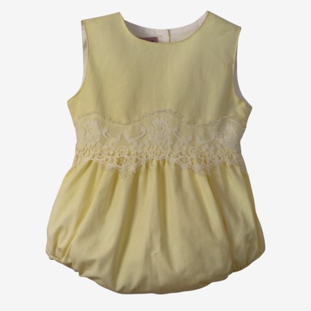 Yellow Oxford Romper