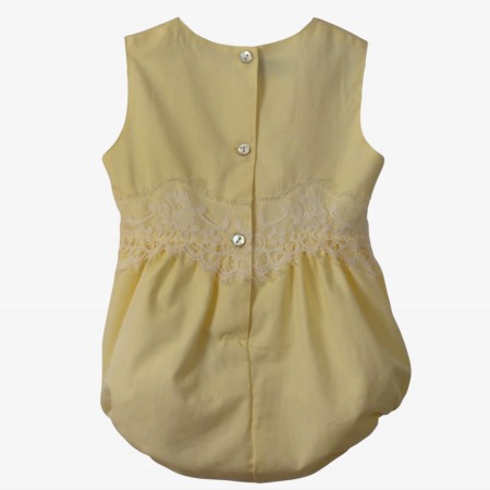Yellow Oxford Romper