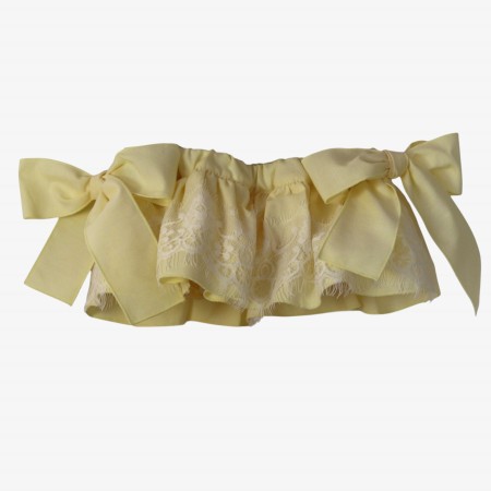Yellow Oxford bloomer