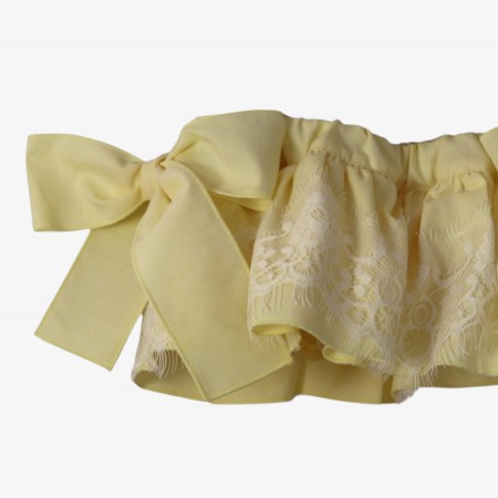 Yellow Oxford bloomer