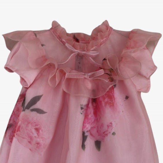 Peony organza dress