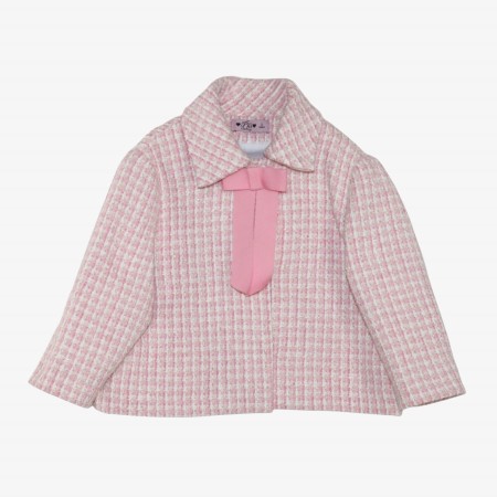 Pink tweed jacket