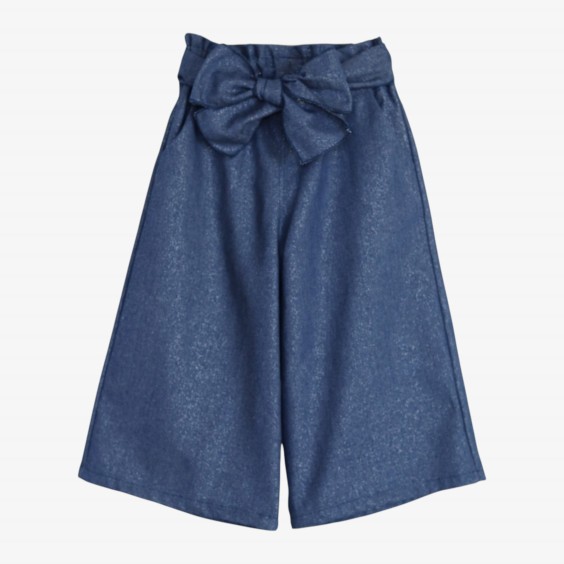 Sparkly denim trousers