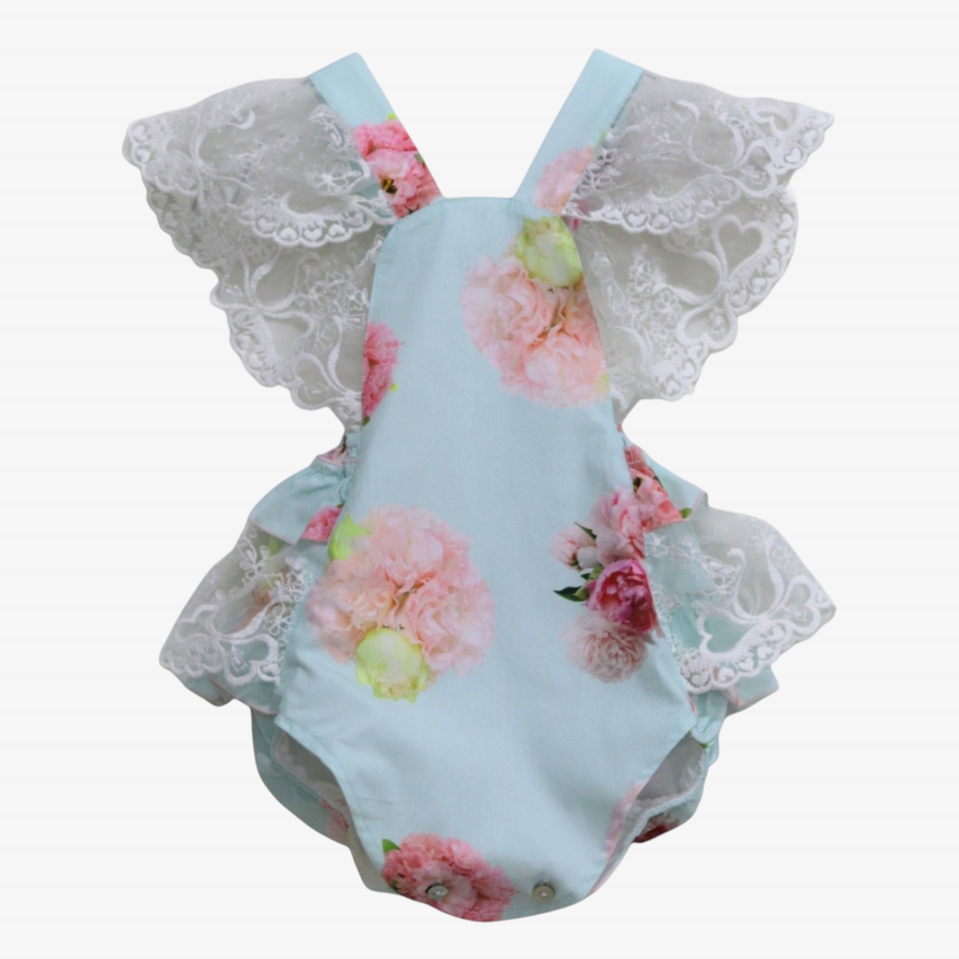 Mint tulle Romper
