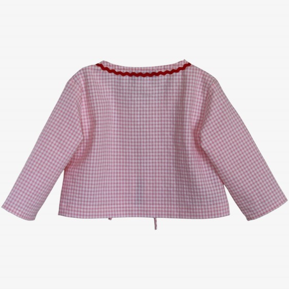 Blusa vichy rosa