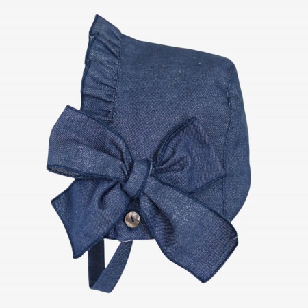 Bonnet en jean à paillettes Bonnet en jean à paillettes