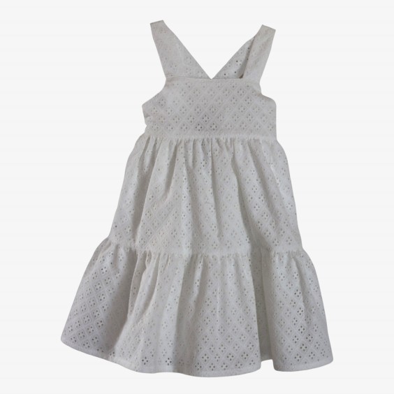 White embroidered dress