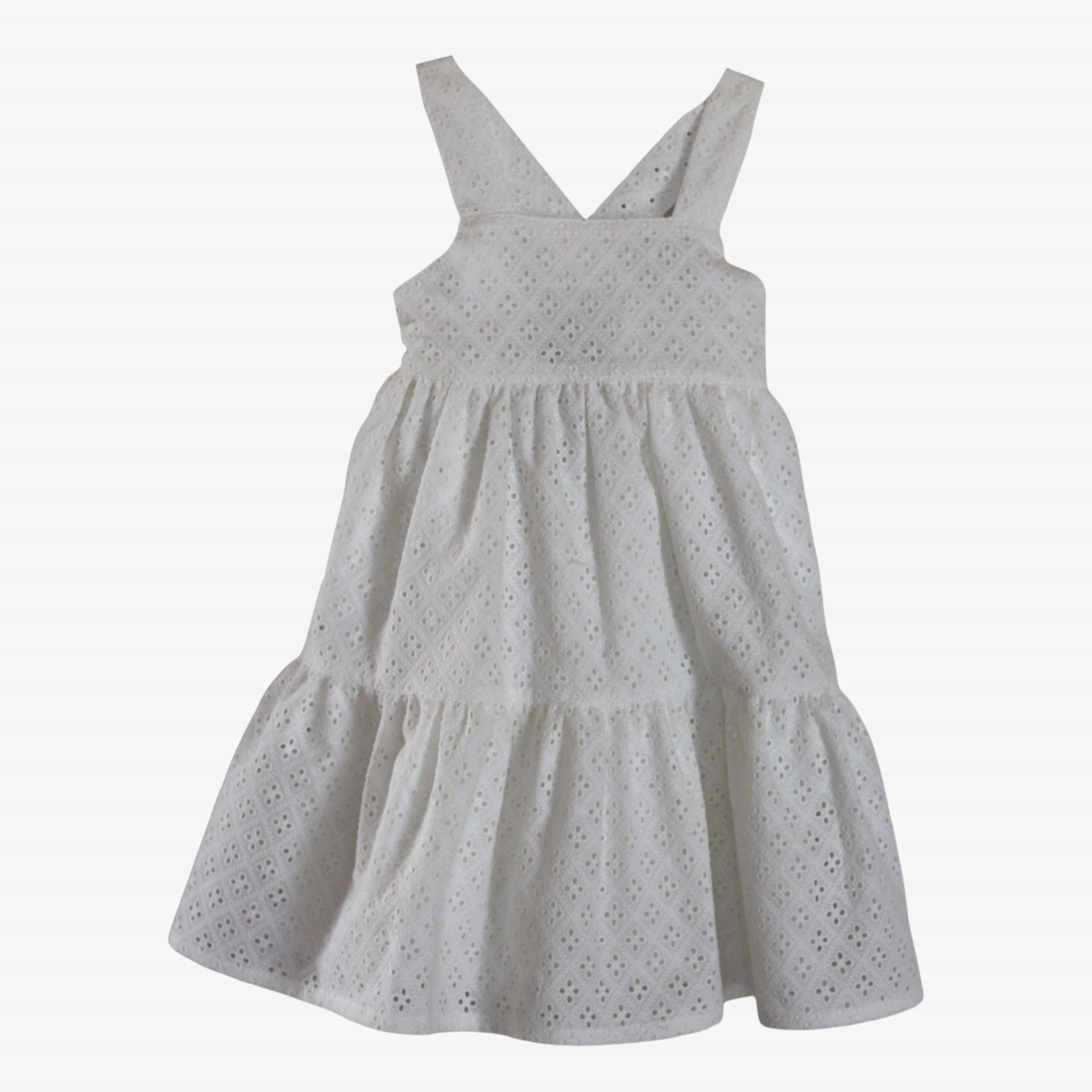 White embroidered dress