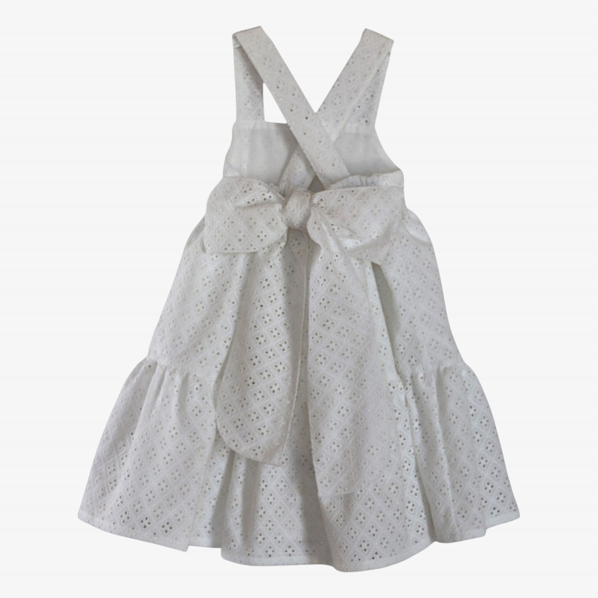 White embroidered dress