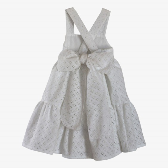 White embroidered dress