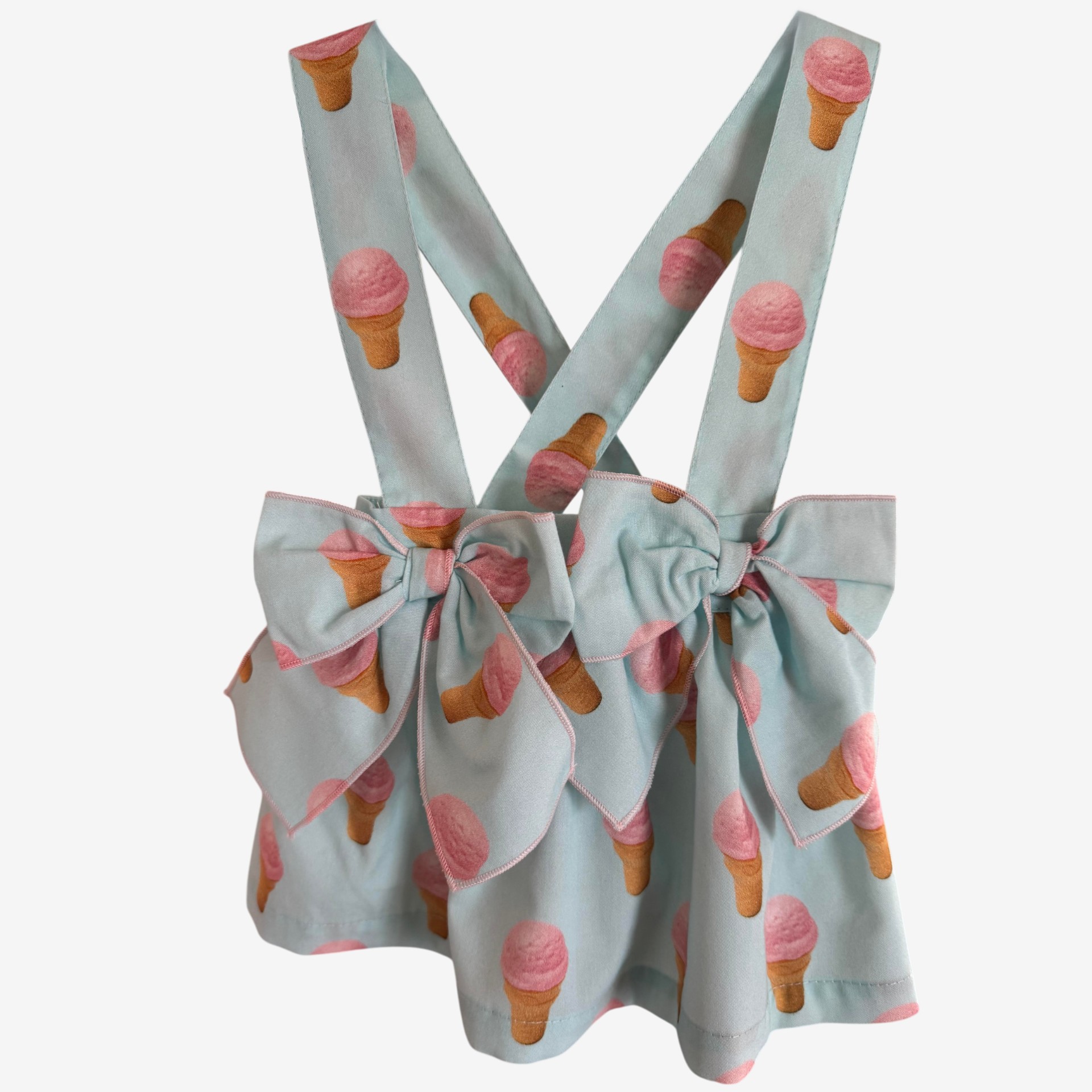 Skirt with icy straps
