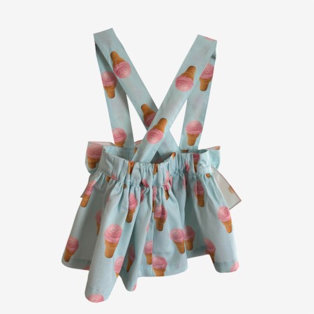 Skirt with icy straps Skirt with icy straps
