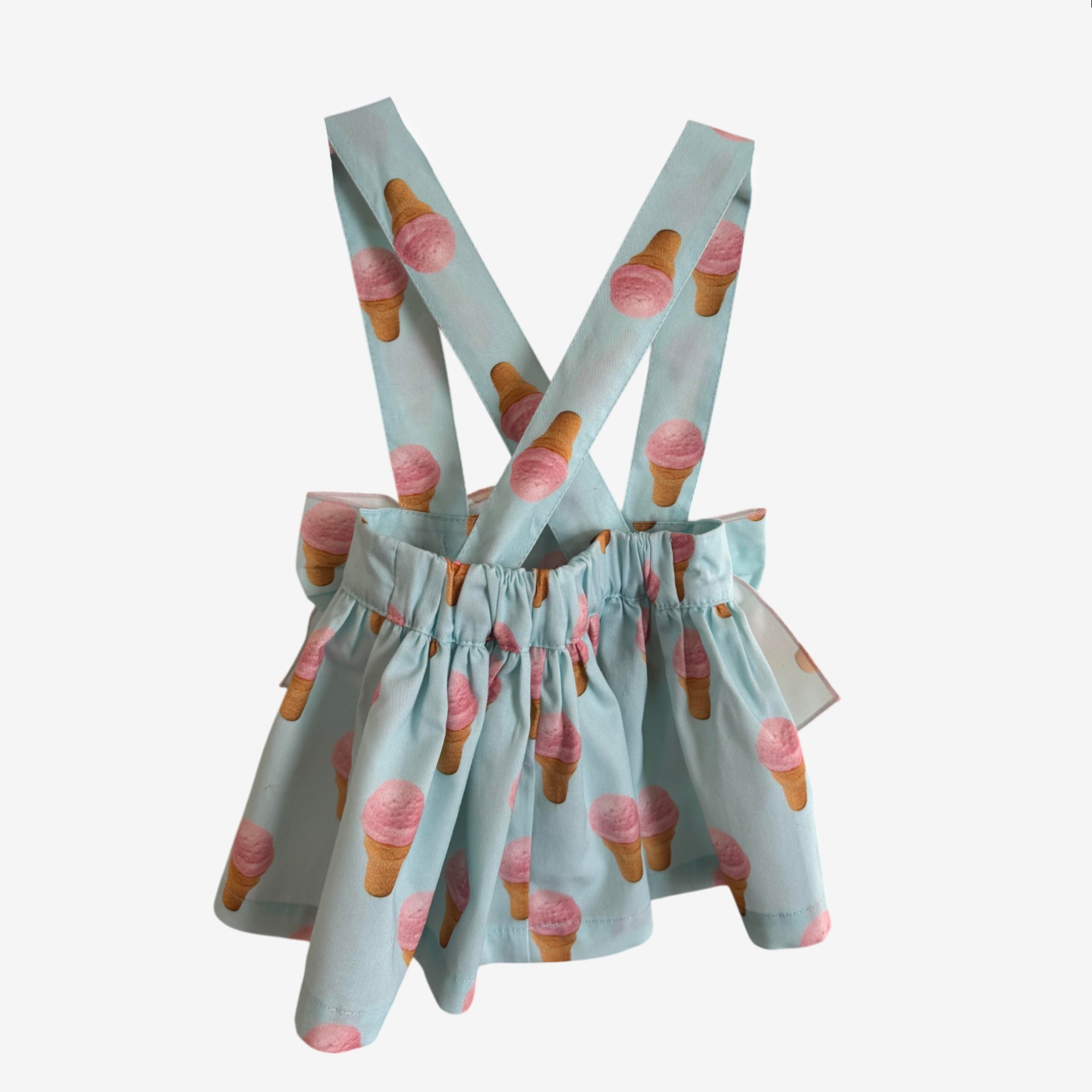 Skirt with icy straps