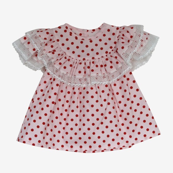 Red dots blouse