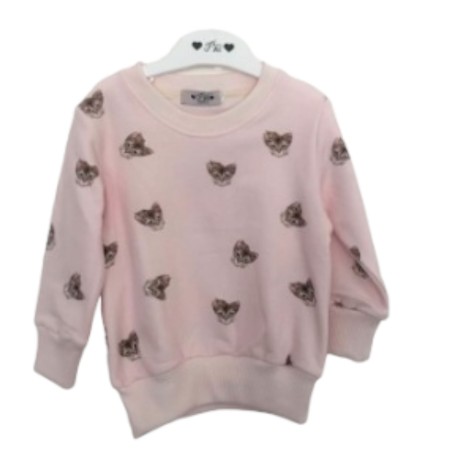 Pink cats sweat - Woman Pink cats sweat - Woman