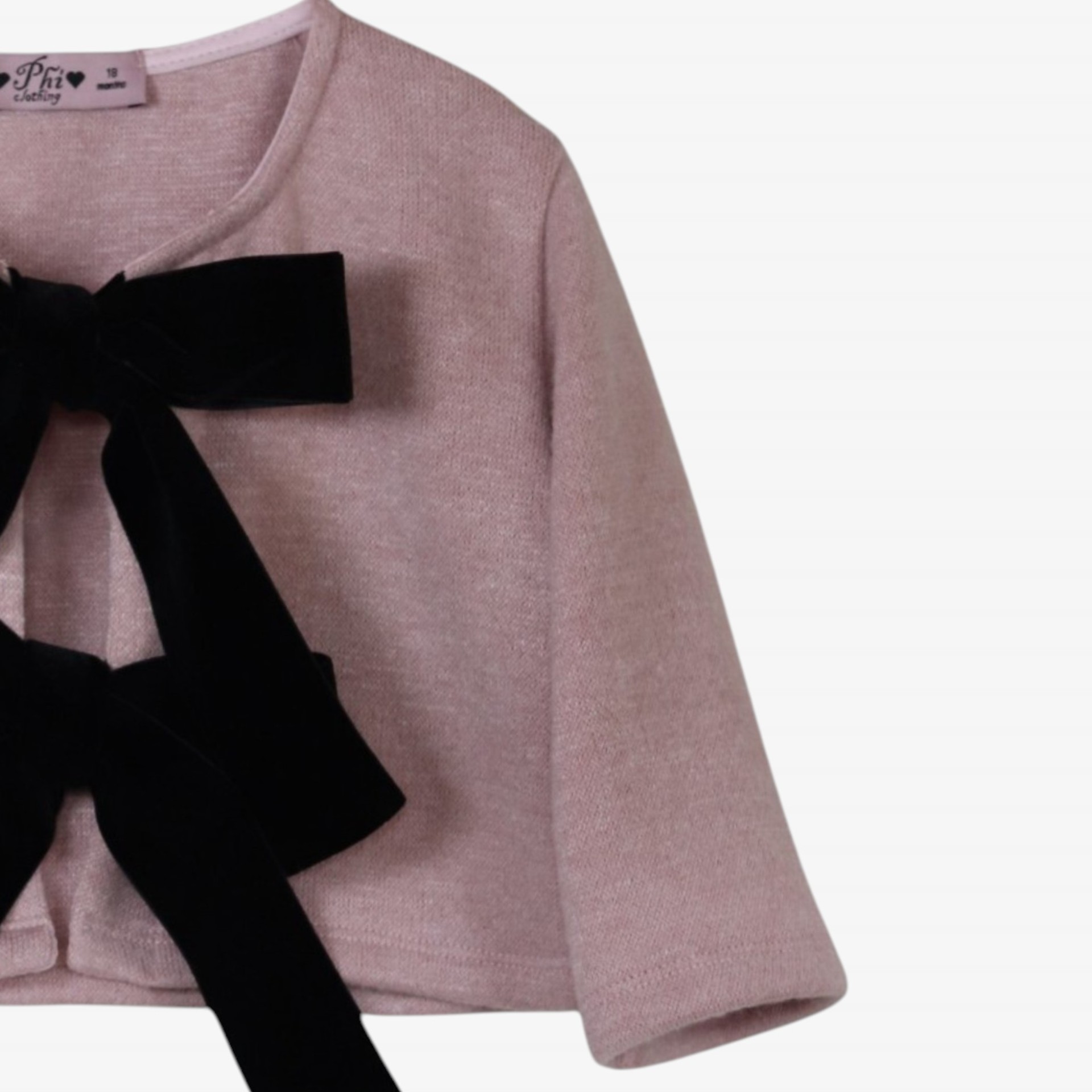 Pink bows cardigan
