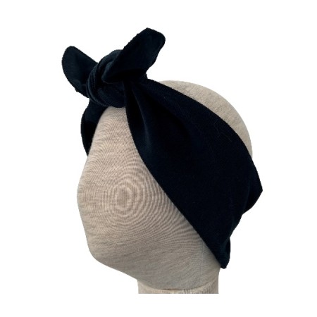 Navy corduroy hairband
