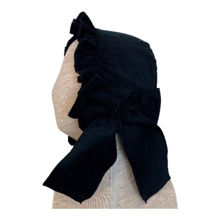 Bonnet bombazine navy Bonnet bombazine navy