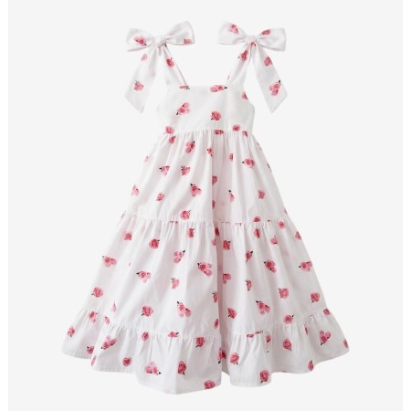Roses dress with bow Roses dress with bow