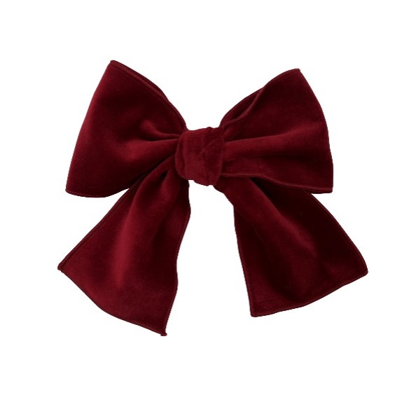 Bordeaux velvet hair bow Bordeaux velvet hair bow