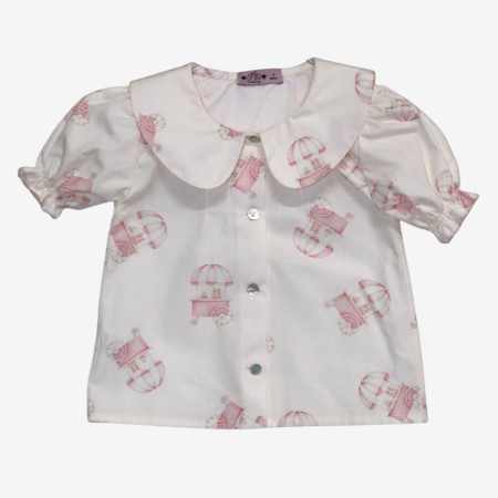 Ice cream cart blouse 
