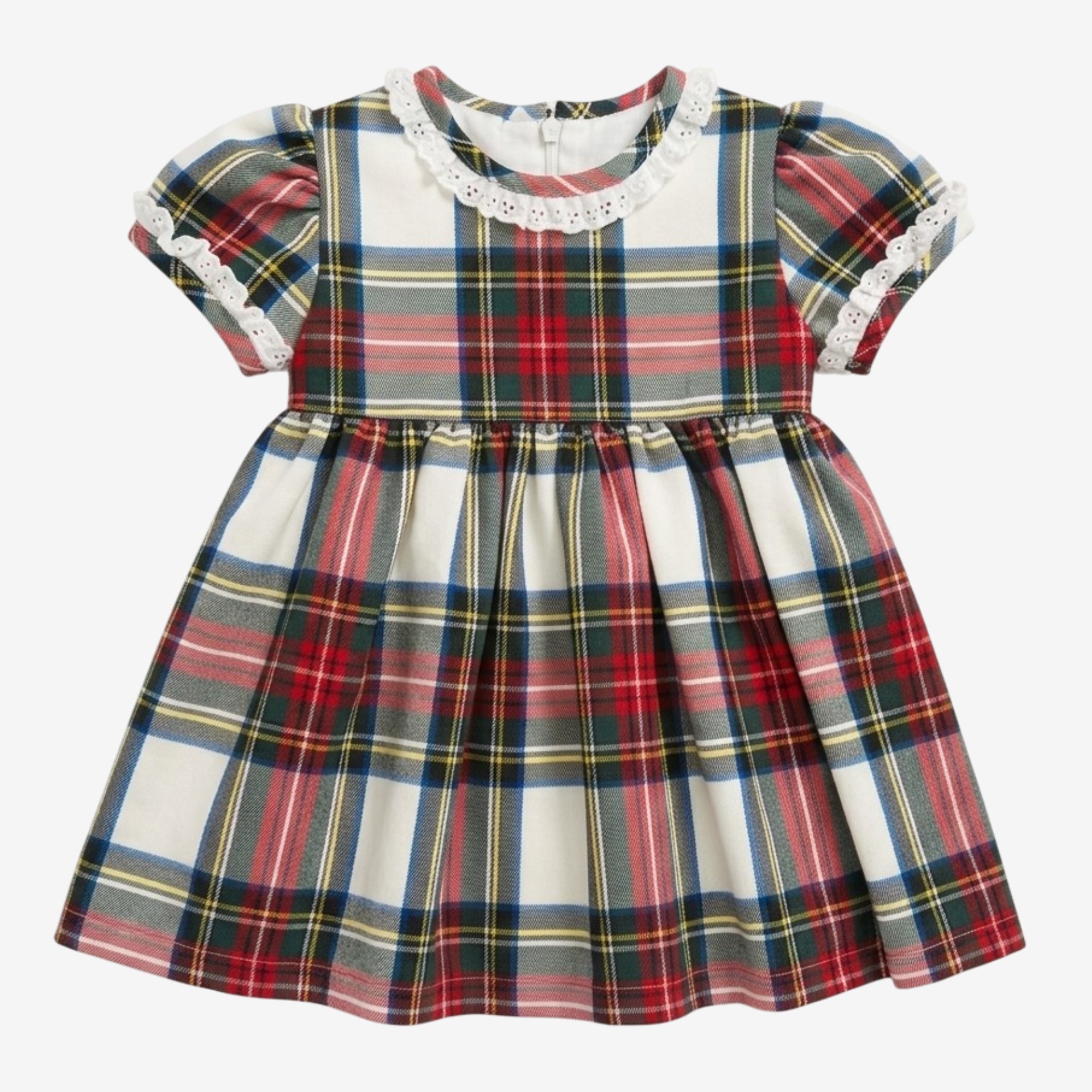 Red plaid dress