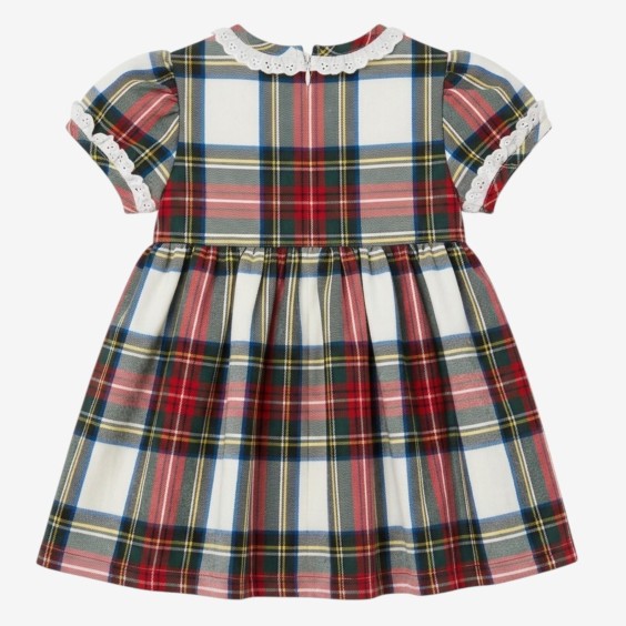 Red plaid dress