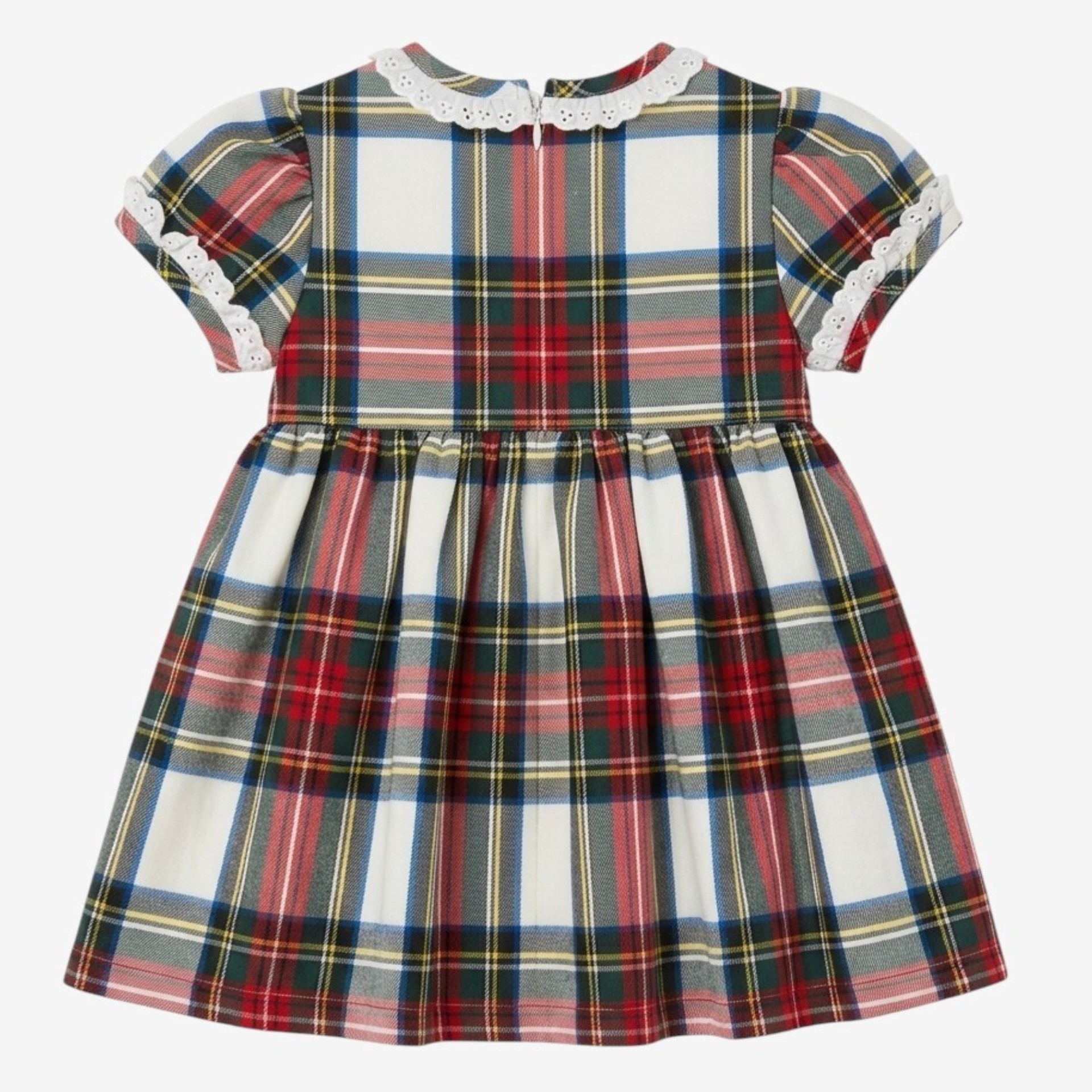 Red plaid dress