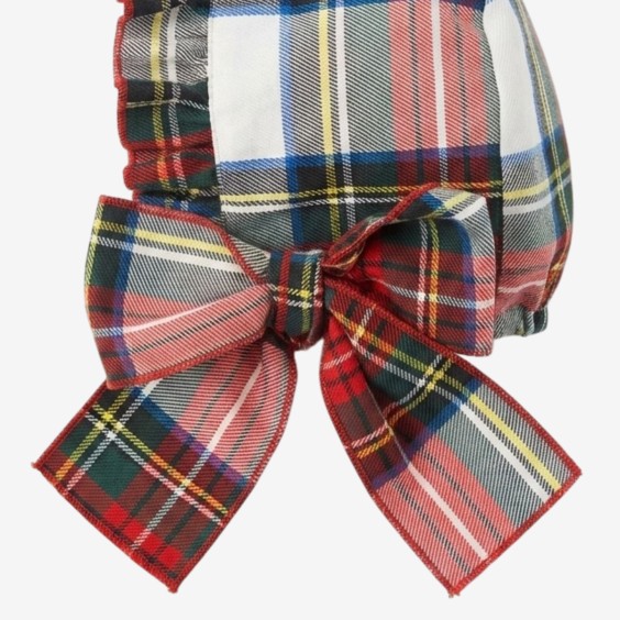 Red tartan bonnet