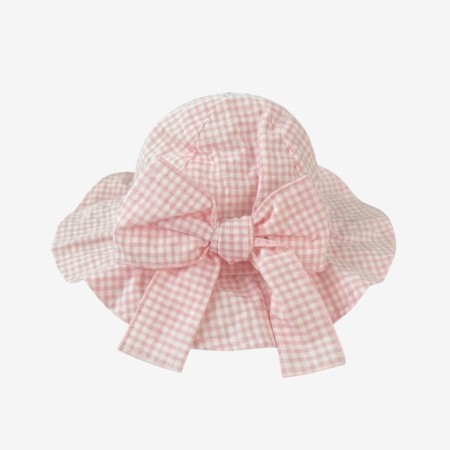 Pink vichy sun hat Pink vichy sun hat