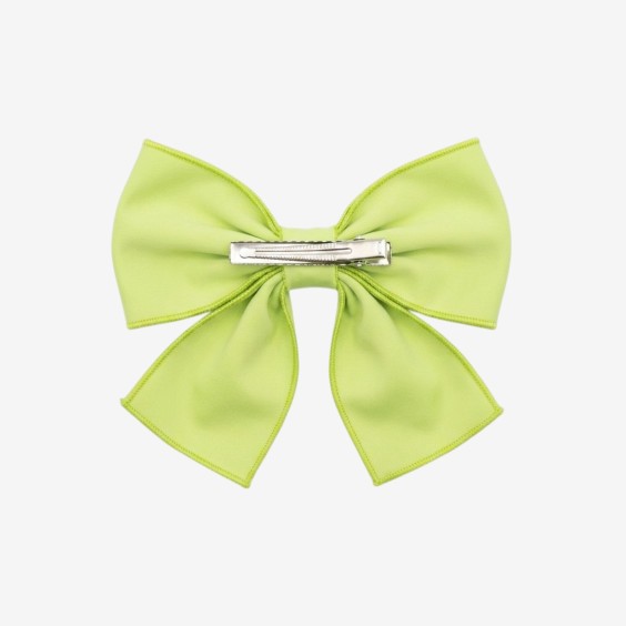 Green hair bow