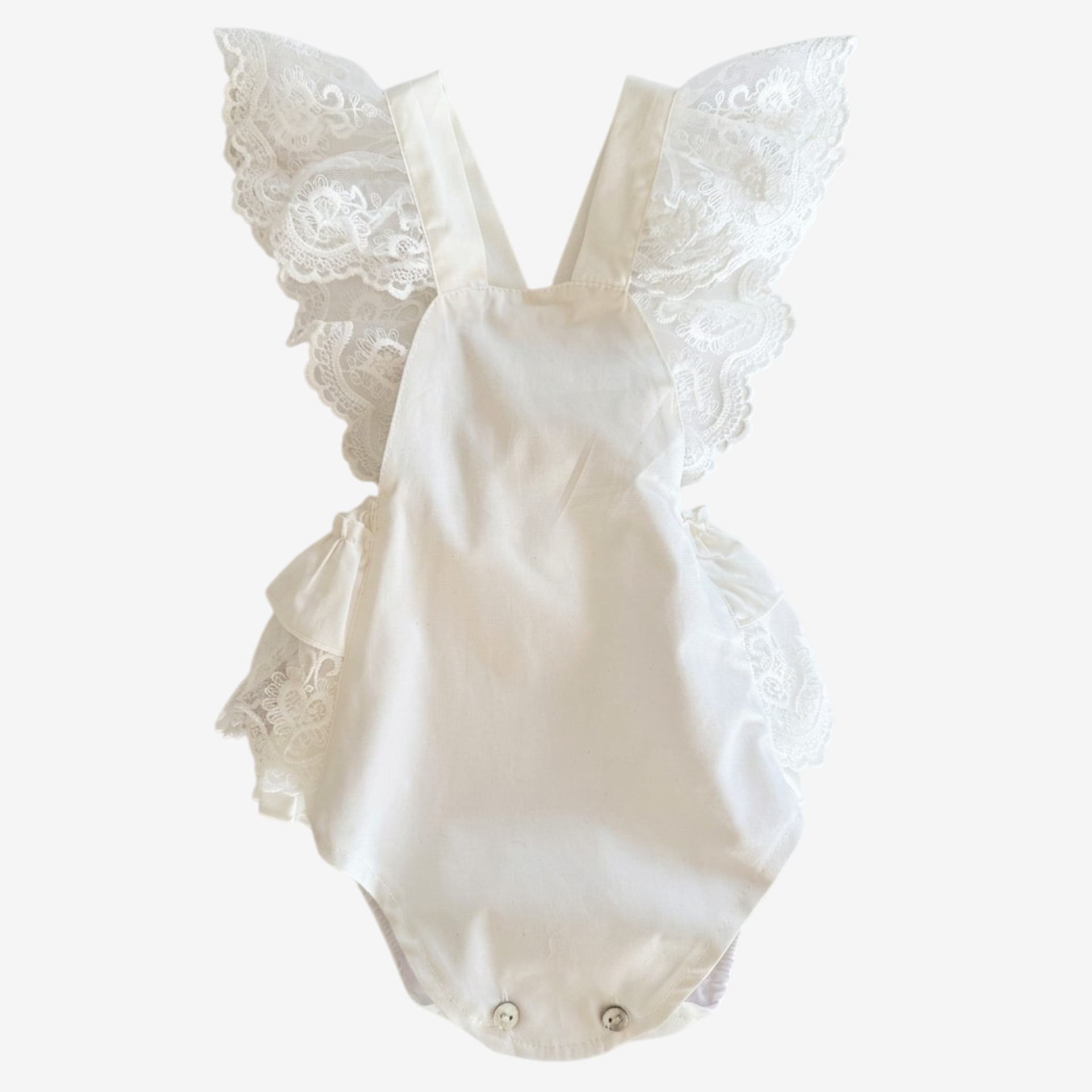 Ivory tulle Romper
