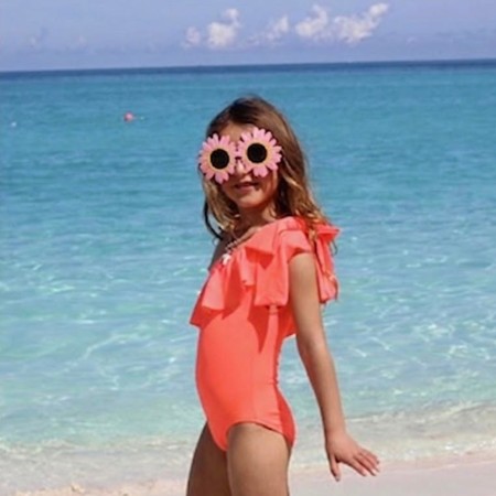 Coral asymmetrical swimsuit Coral asymmetrical swimsuit