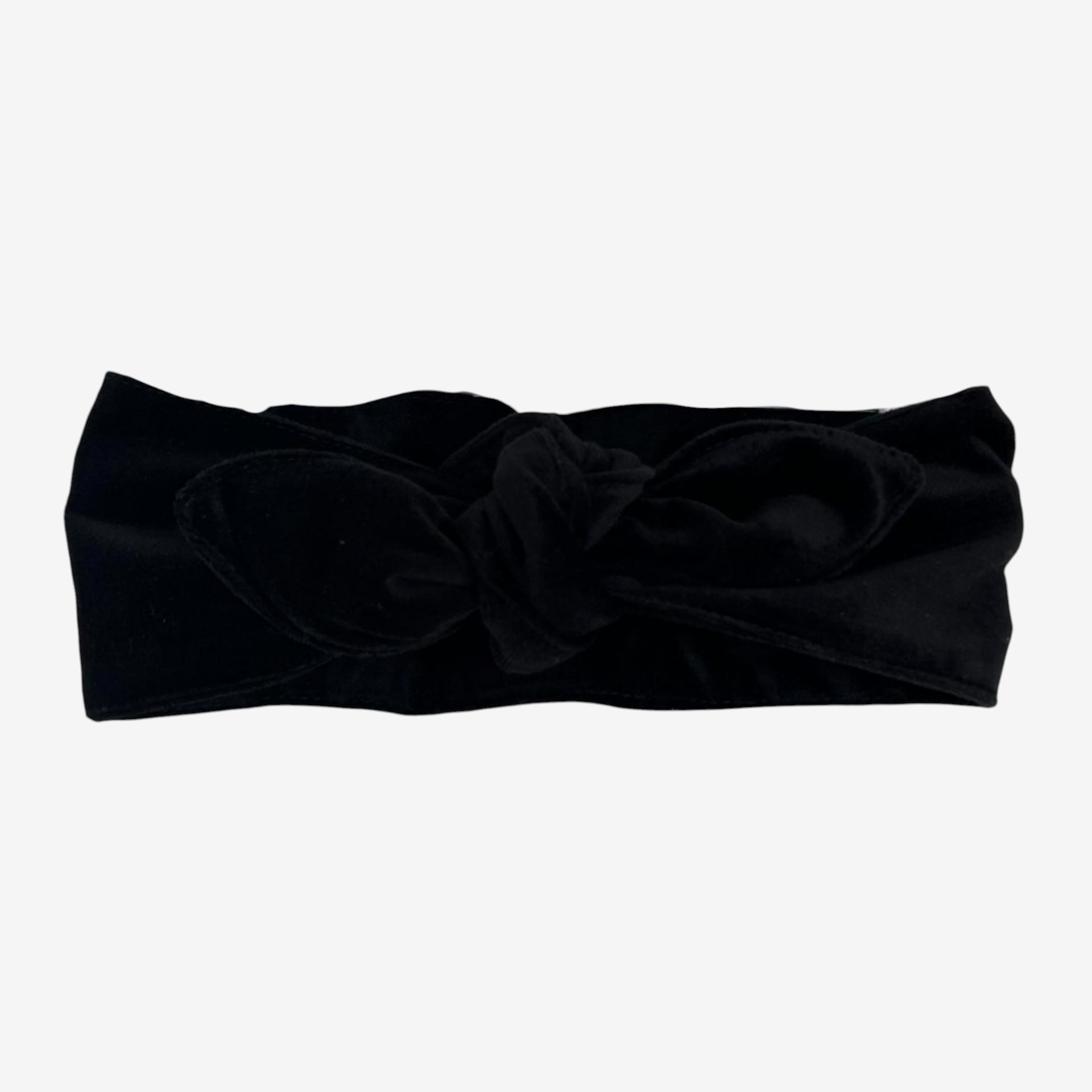 Black velvet hairband