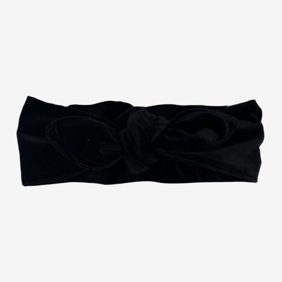 Black velvet hairband