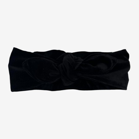 Black velvet hairband