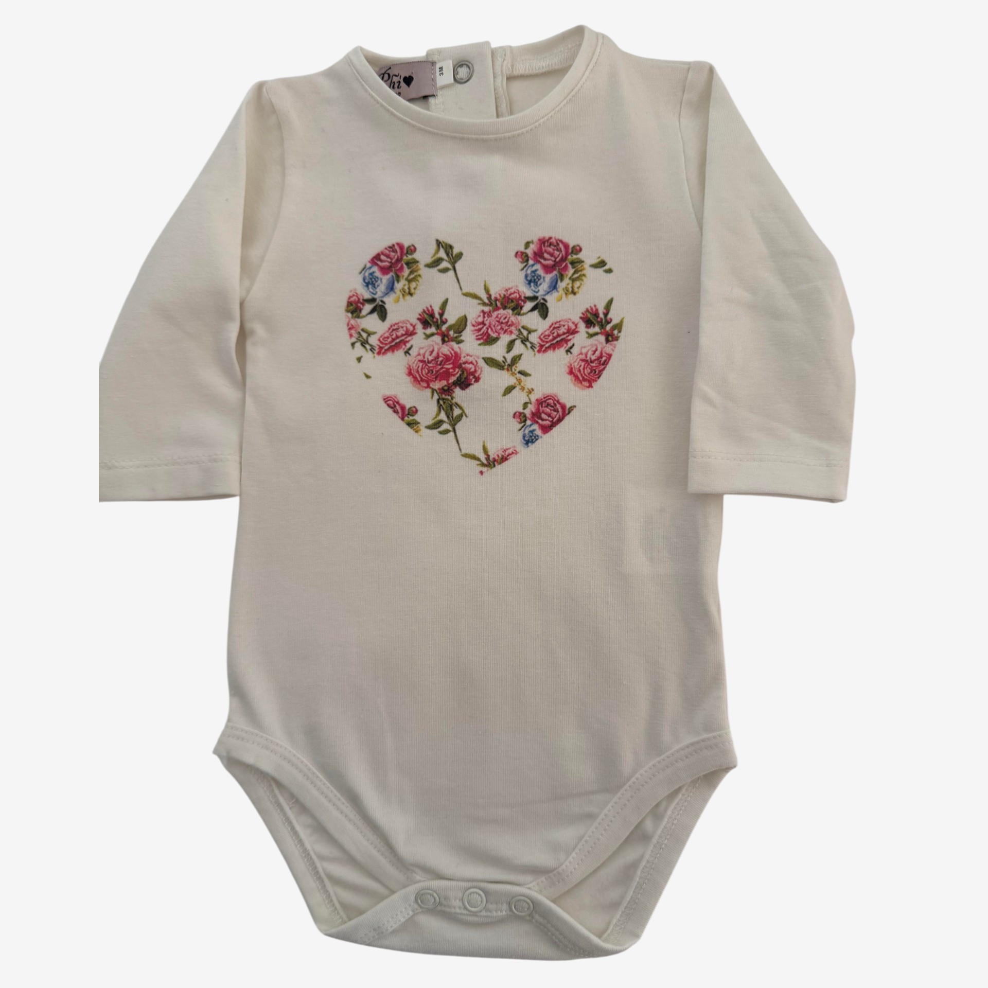 T-shirt heart flowers