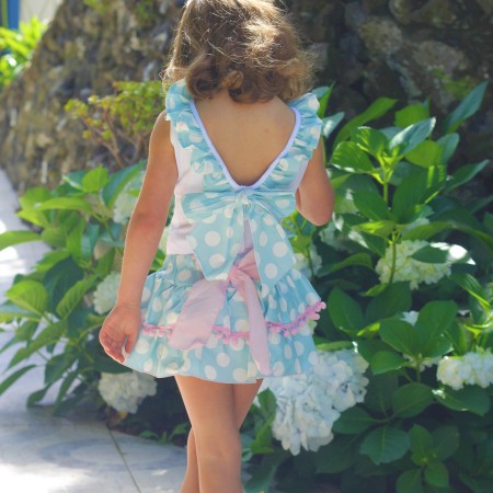 Blue with polka dots skort Blue with polka dots skort