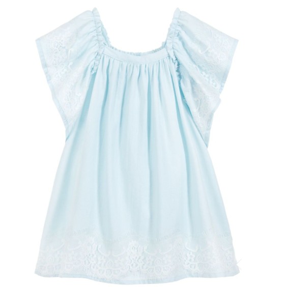 Light blue oxford dress