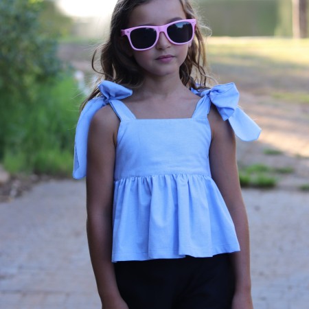 Top bleu oxford Top bleu oxford